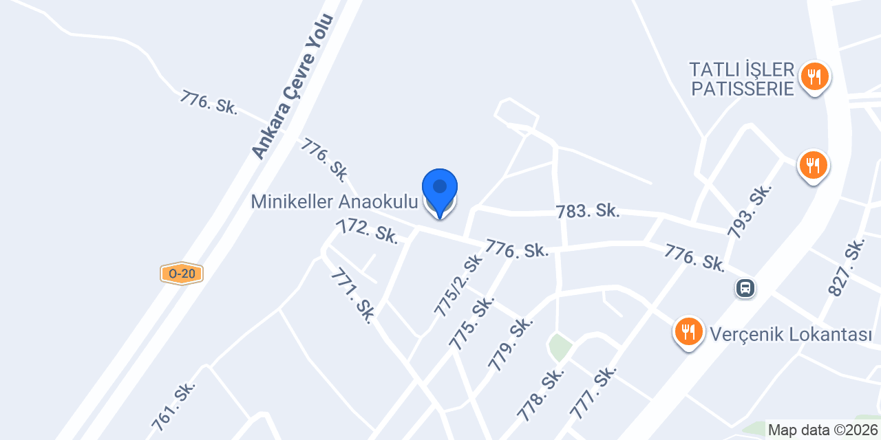 Minikeller Anaokulu konumu