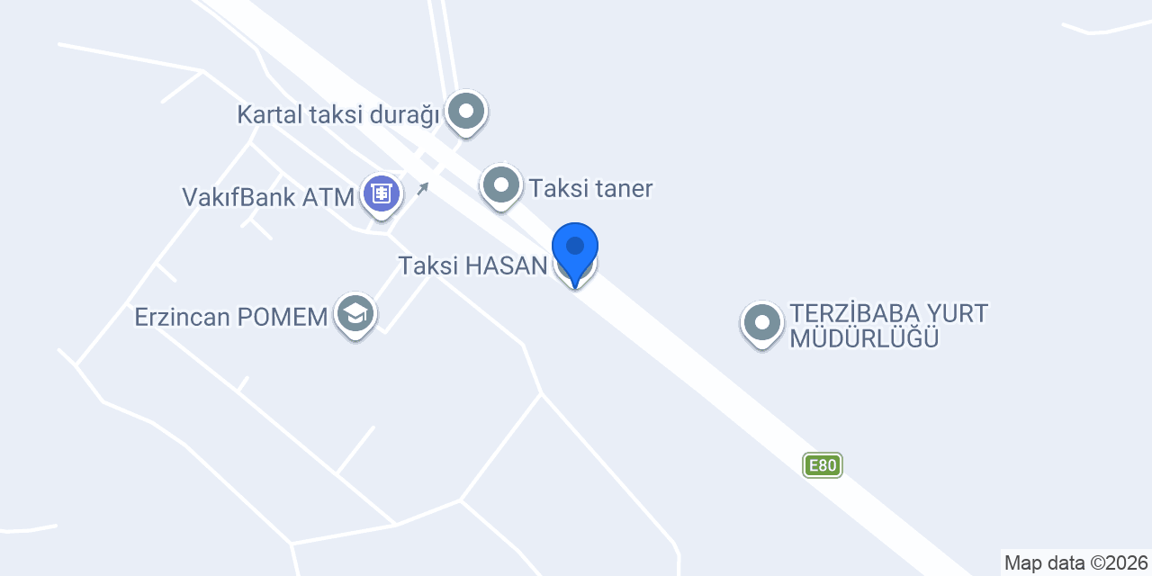 Taksi HASAN konumu