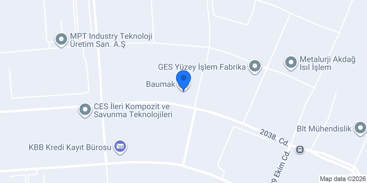 Baumak konumu
