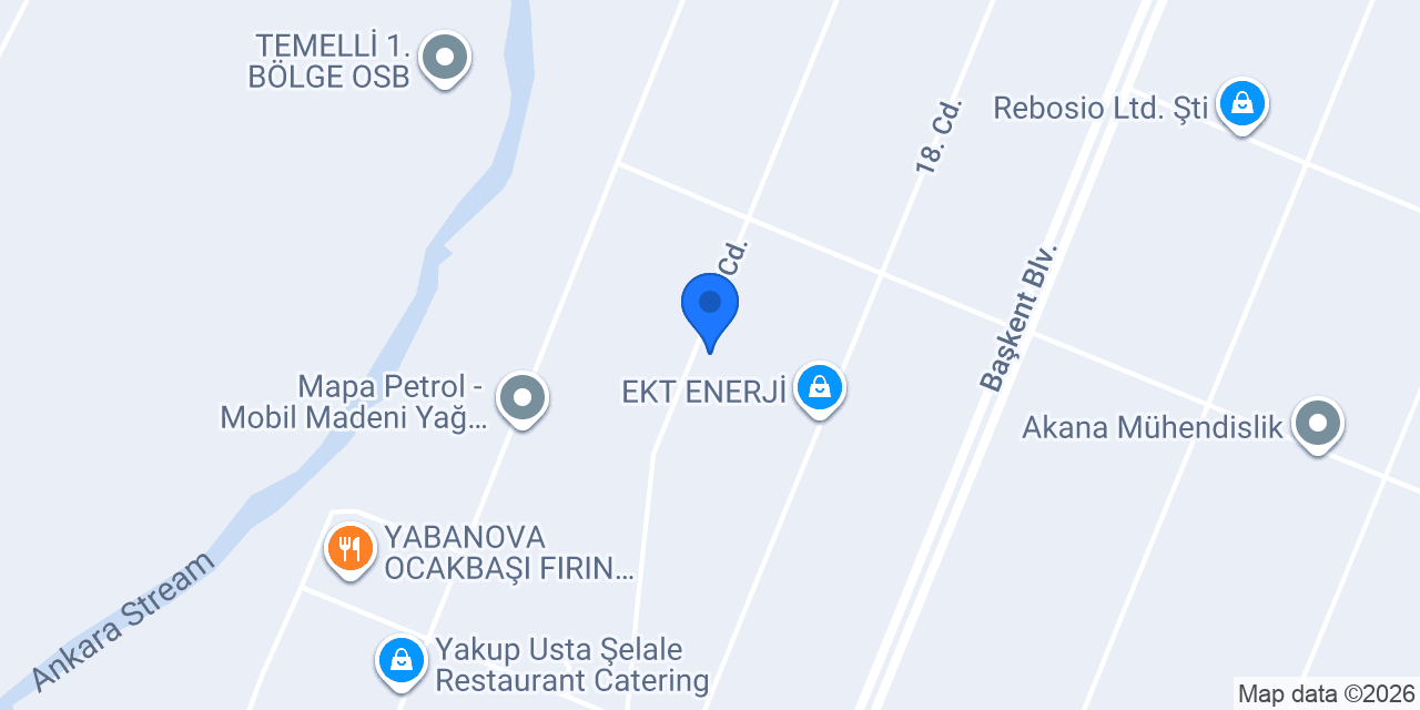 ROOFSAN ENDÜSTRİYEL ÜRÜNLER A.Ş. konumu