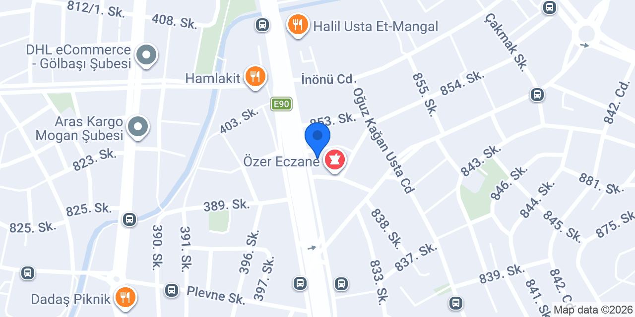 KILINÇ MOT.ARÇ.LTD.ŞTİ konumu