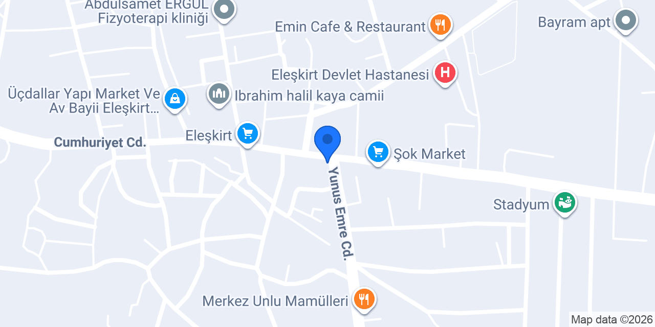 Esatoğlu Yapı Malz. San. Tic. Ltd. Şti. konumu