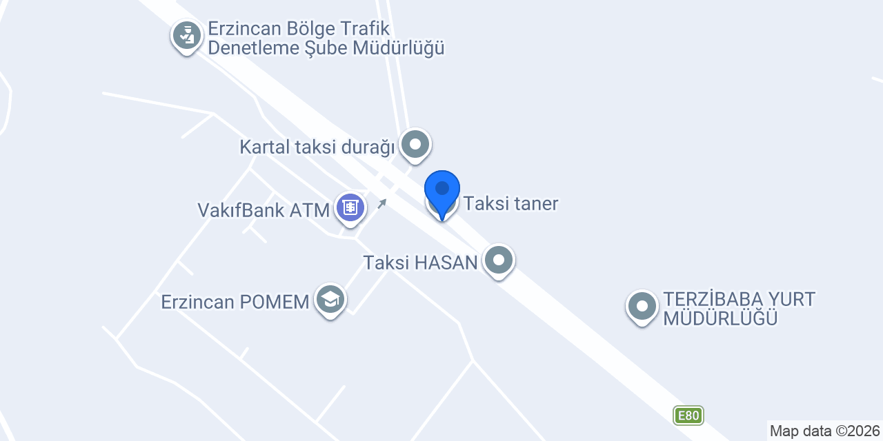 Taksi taner konumu