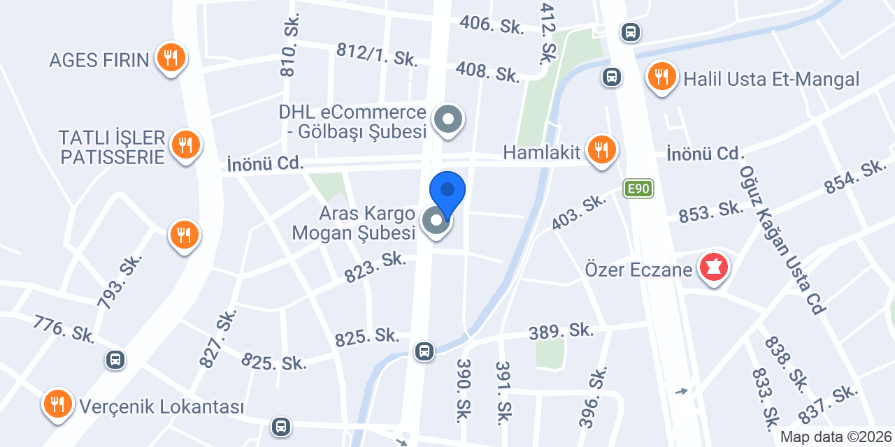 Mertçe Yapı ve Dekorasyon konumu