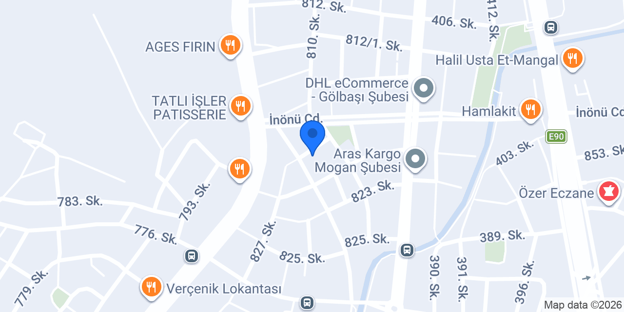 Inci Terzi Ütü Evi konumu