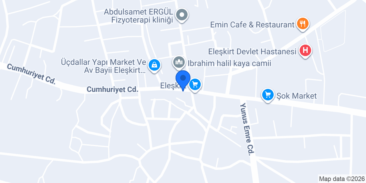 Arslan Tarım Market konumu