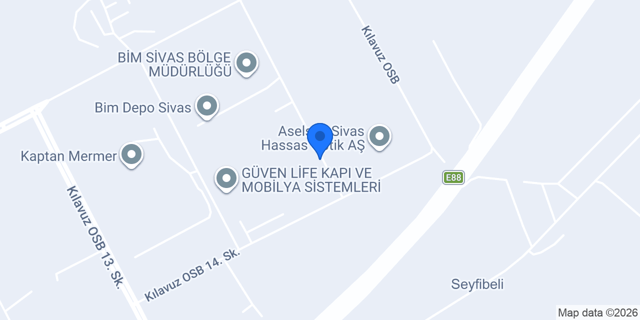 Astürkler Yalıtım Ltd şti konumu