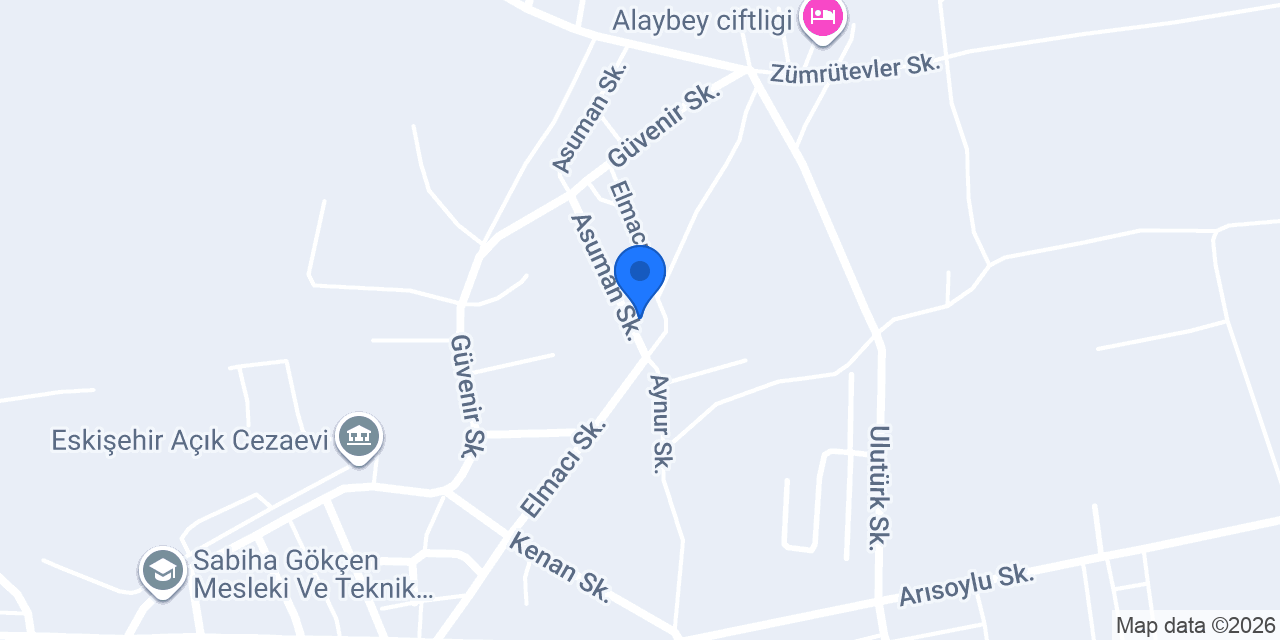 Gülnur Temizlik Eskişehir konumu