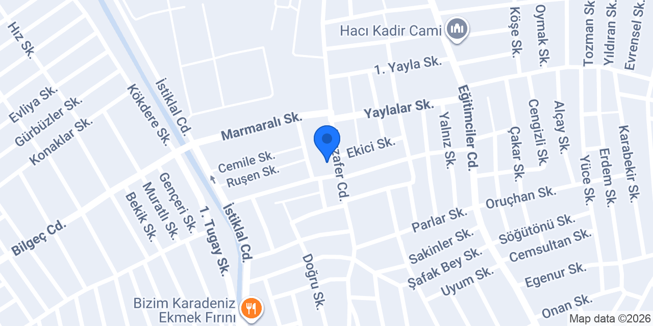 Ziya Gökalp İlkokulu konumu