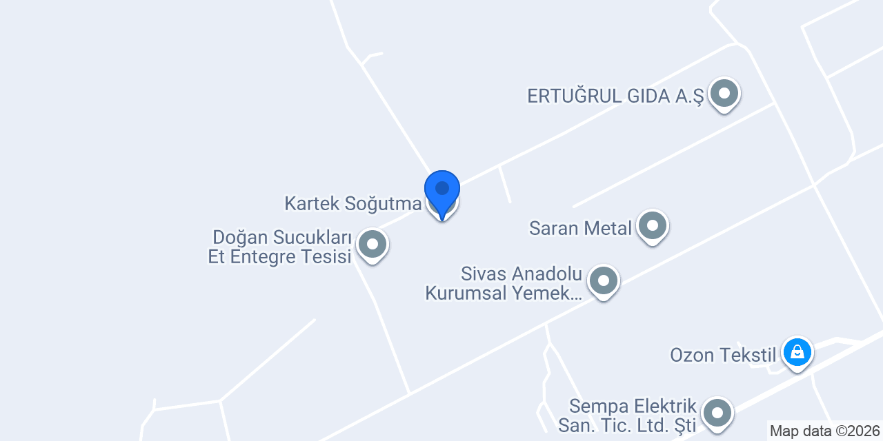 Kartek Soğutma konumu