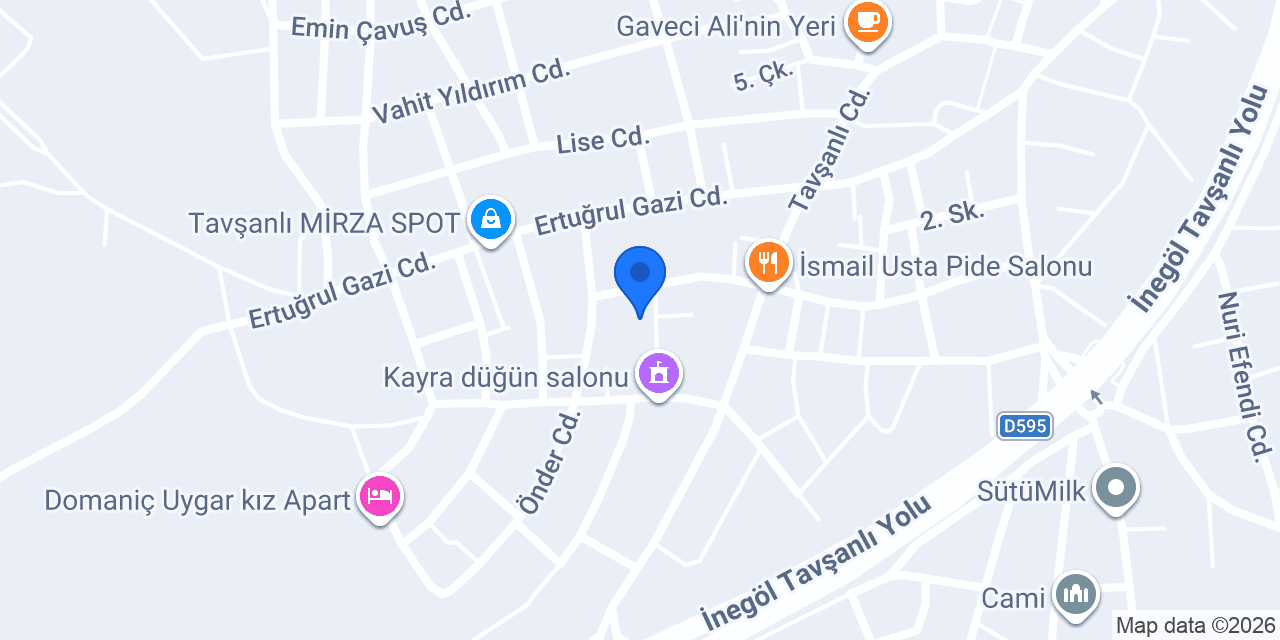 UĞUR APART konumu