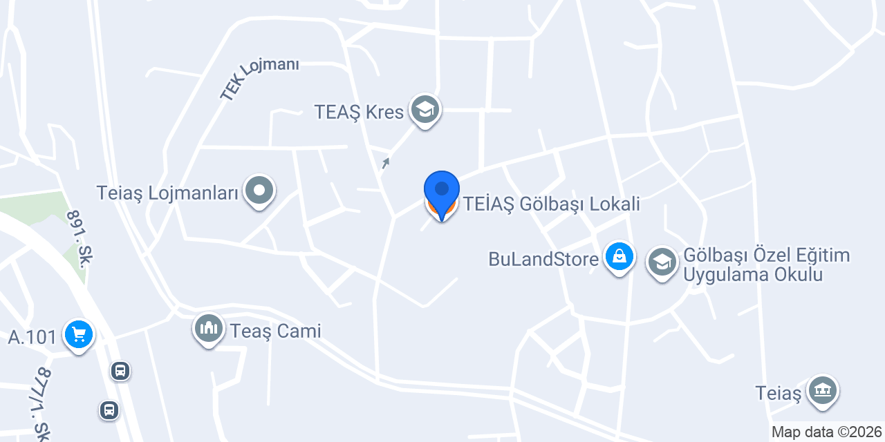 TEİAŞ Gölbaşı Lokali konumu