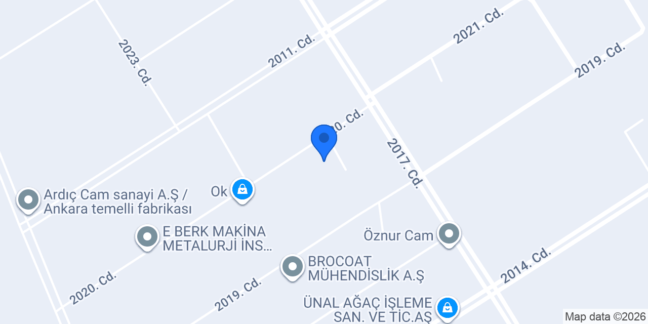 Bek Endüstri İmalat San.ve Tic. Ltd. Şti. konumu