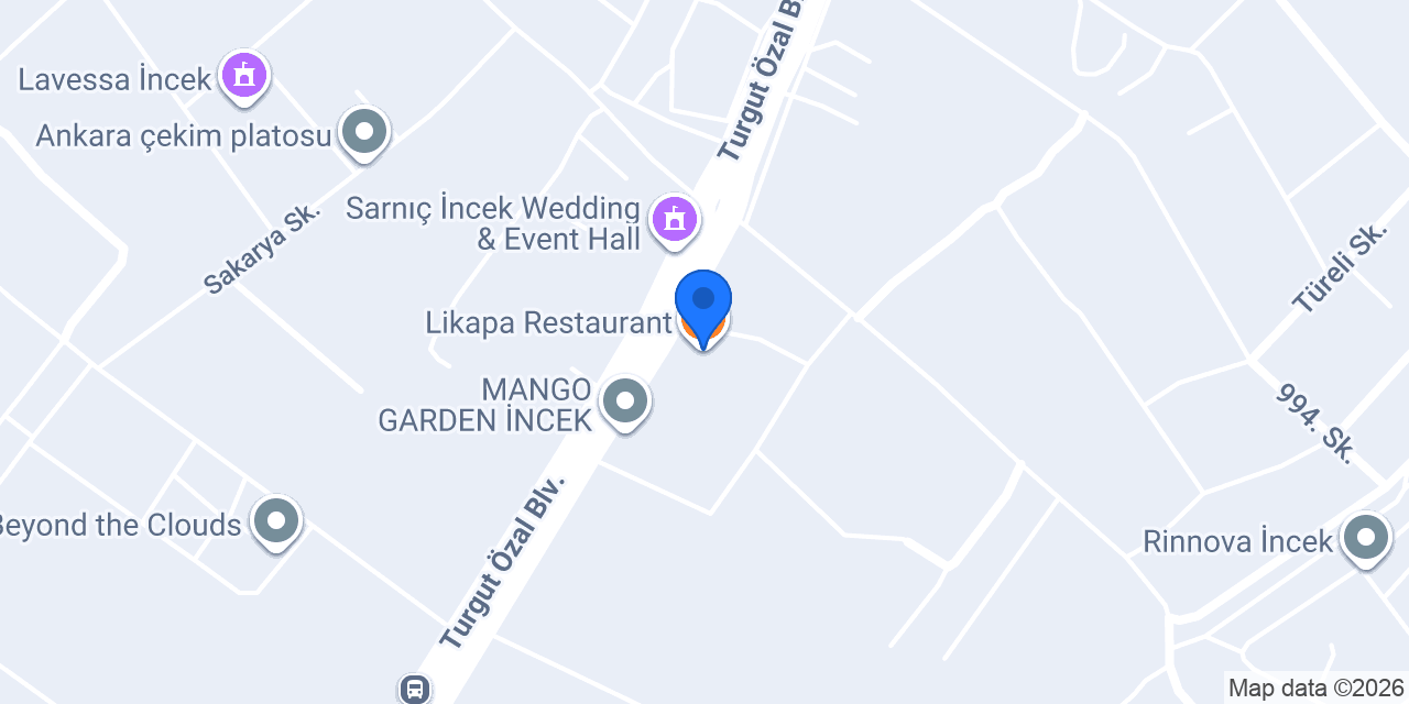 Likapa Restaurant konumu