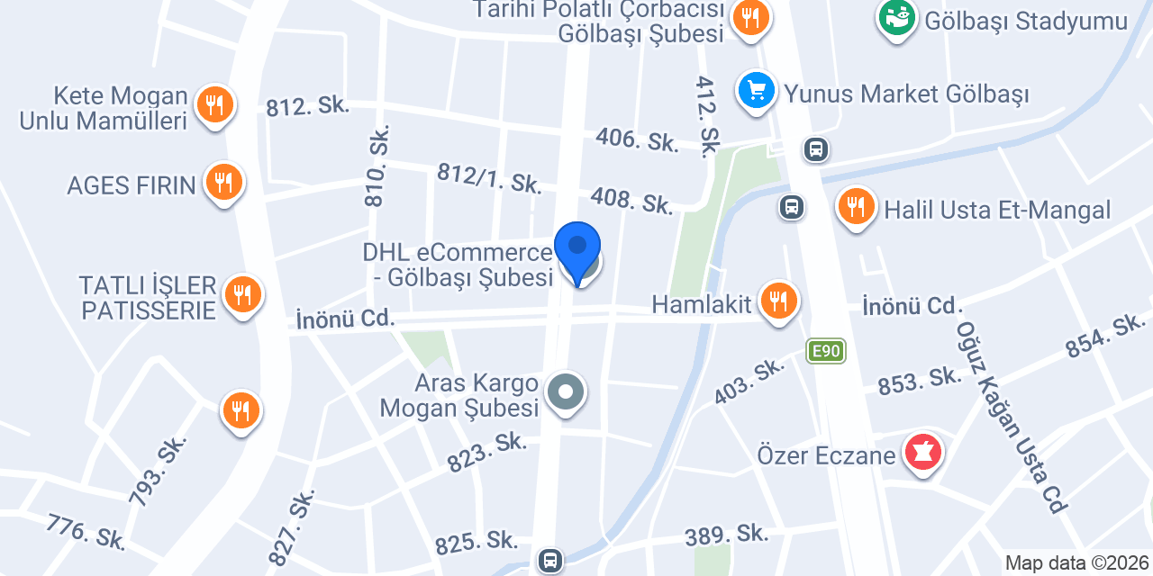 DHL eCommerce - Gölbaşı Şubesi konumu