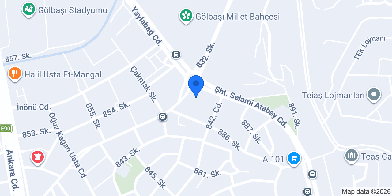 Köşem Tekel Market konumu