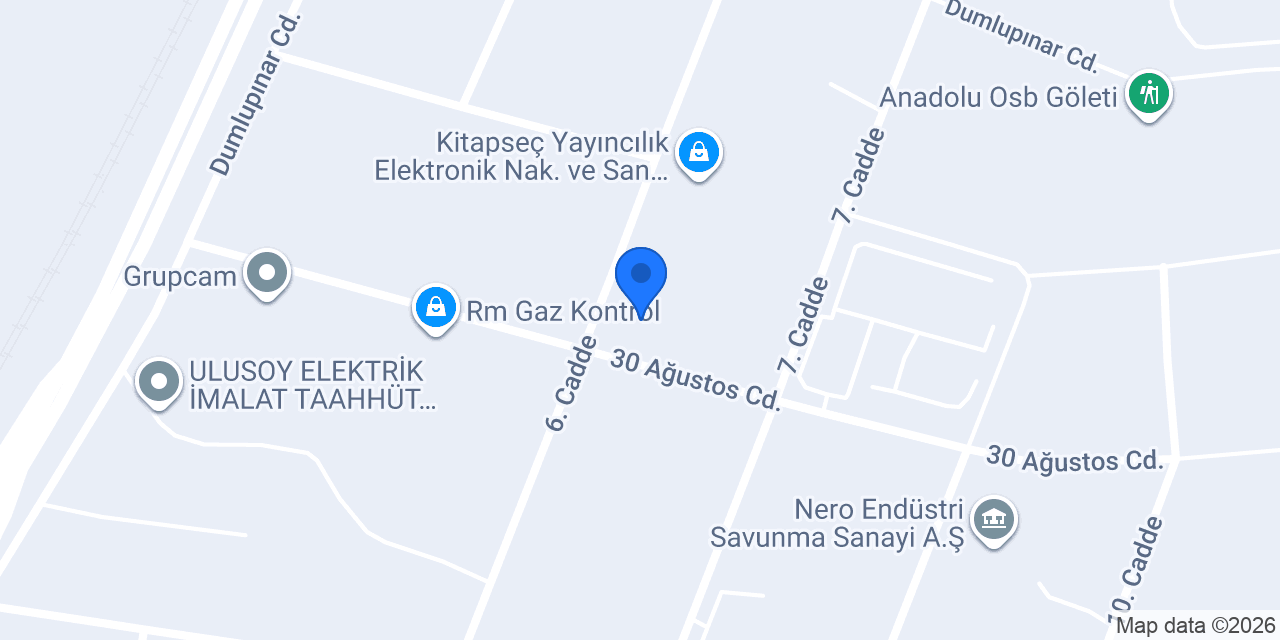 Milentek Mühendislik konumu
