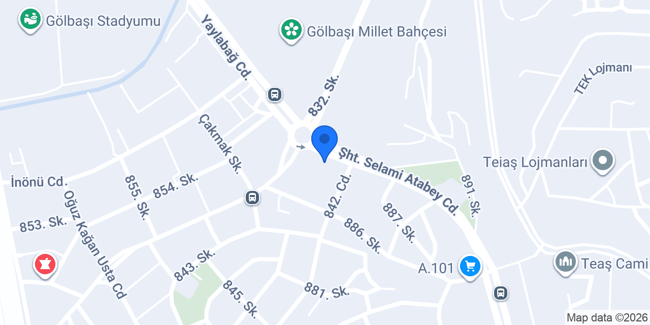 Demirel oto lastik servisi Gölbaşı konumu