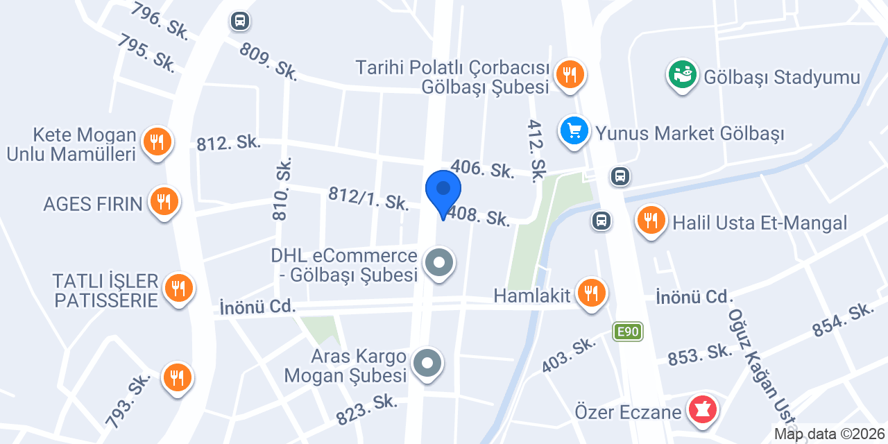 Yurtiçi Kargo Gölbaşı konumu