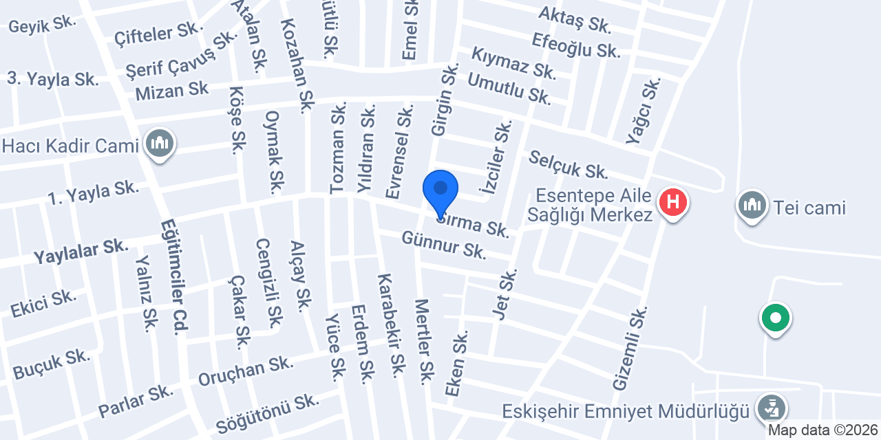 Azim Yapı konumu