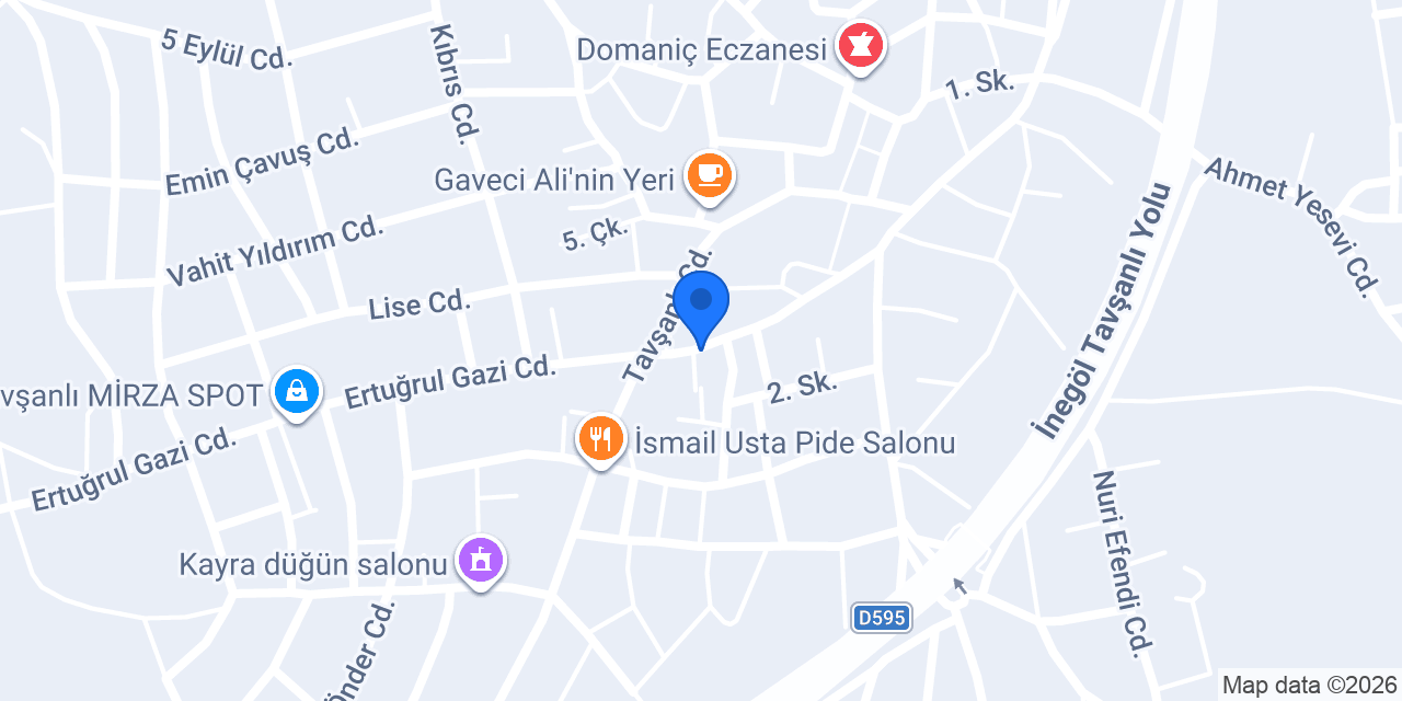 Erden Pide Salonu konumu