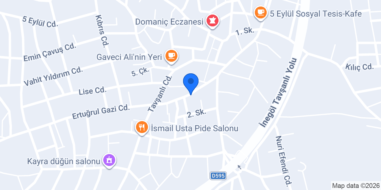 DKM Kırtasiye konumu