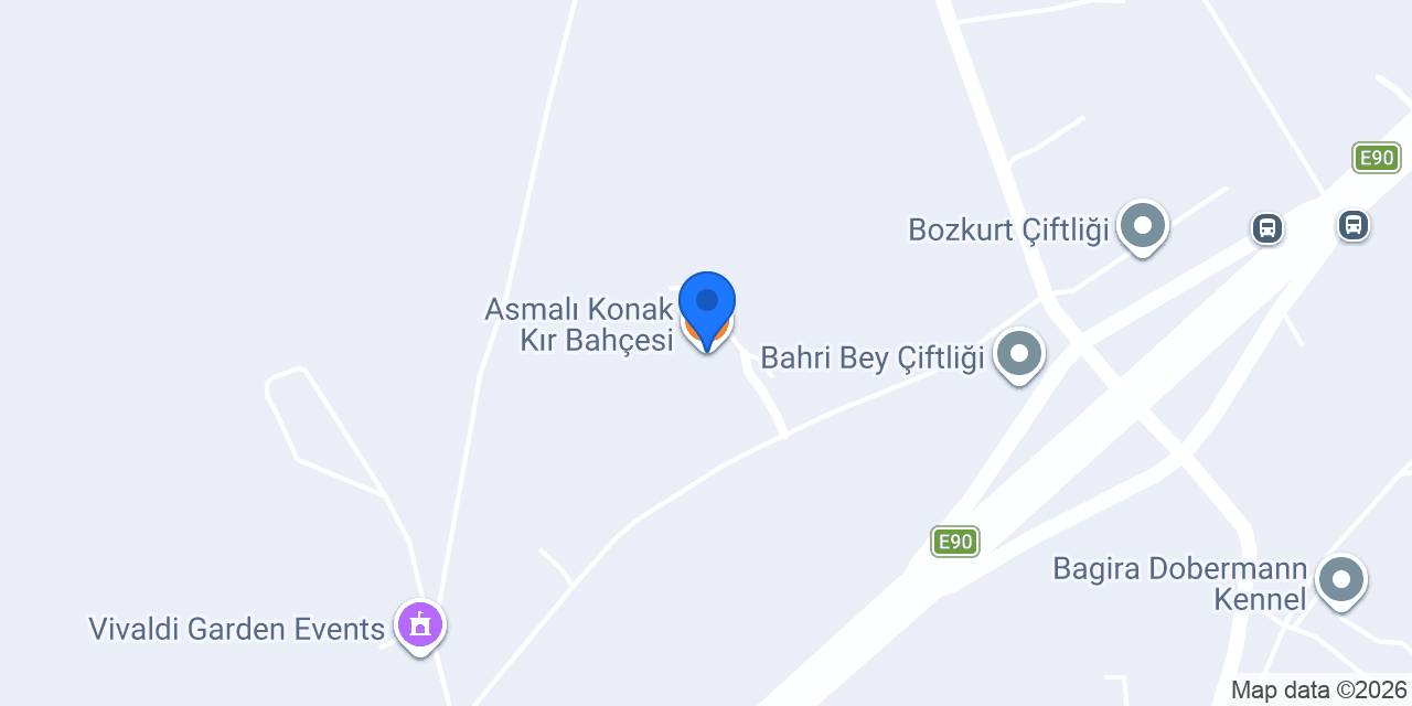 Asmalı Konak Kır Bahçesi konumu