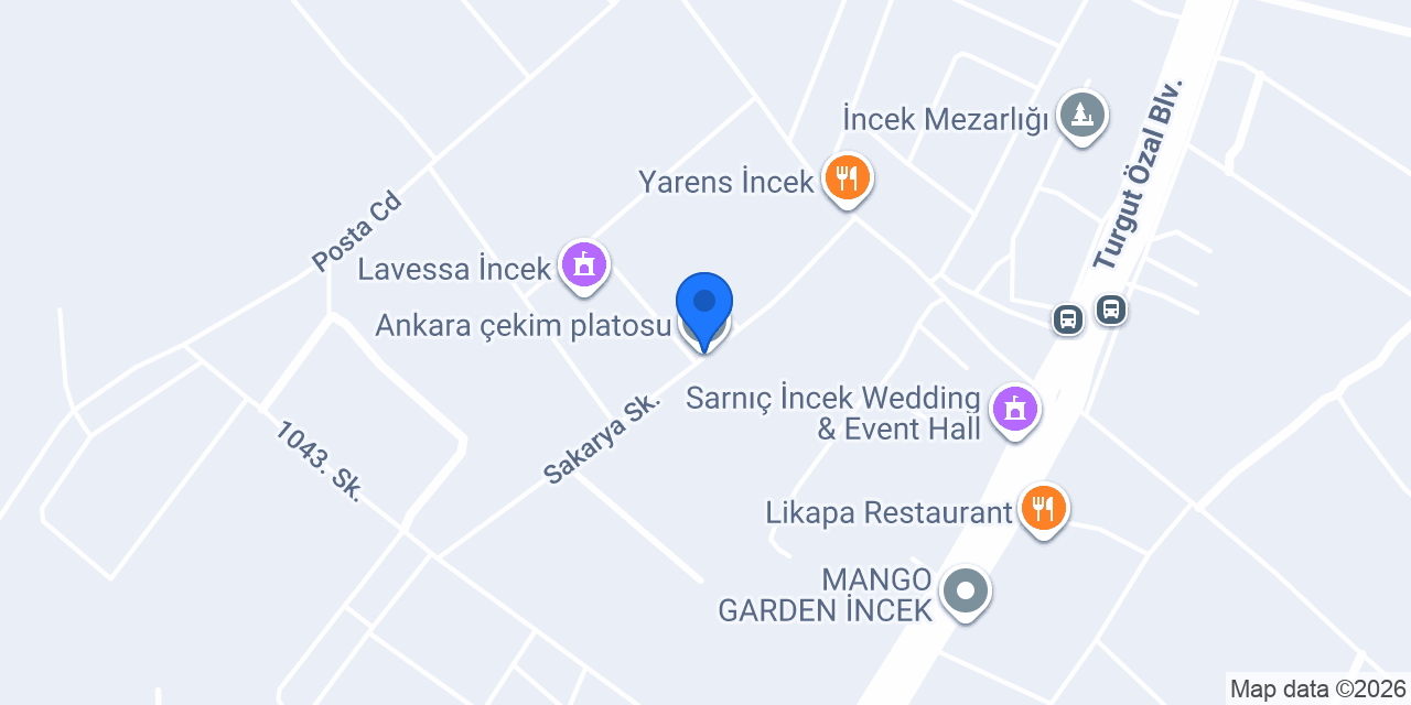 Ankara çekim platosu konumu