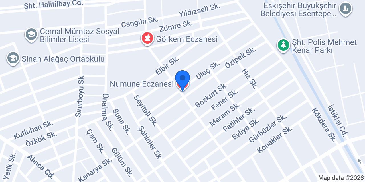 Numune Eczanesi konumu