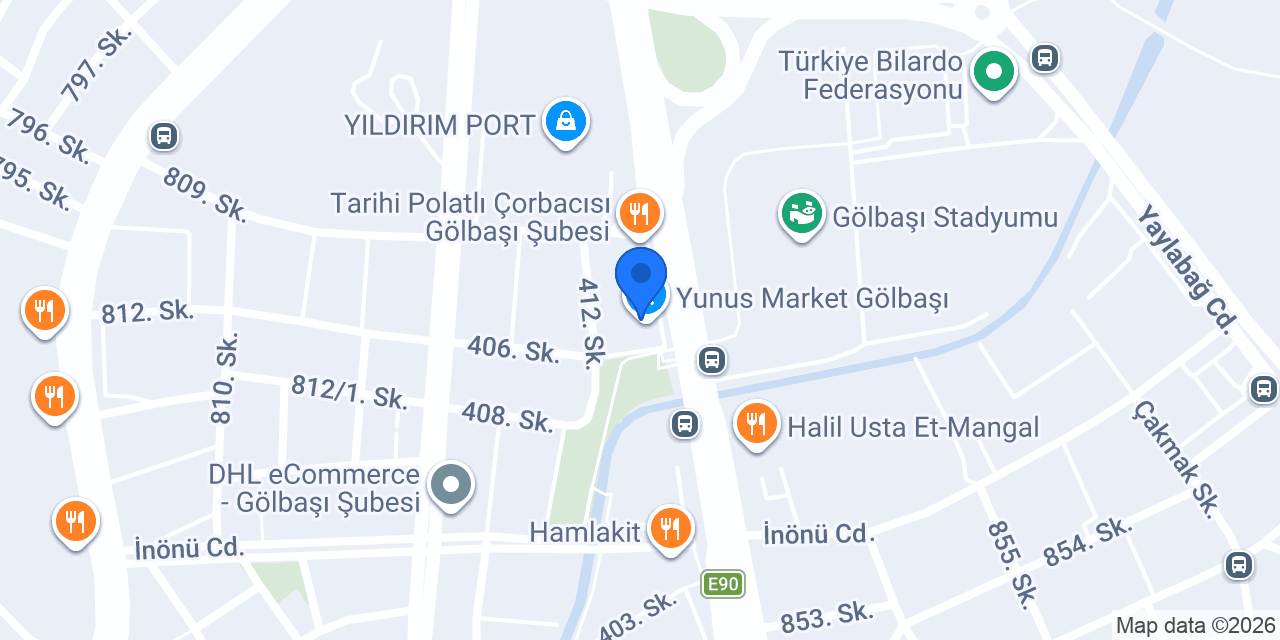 Yunus Market Gölbaşı konumu