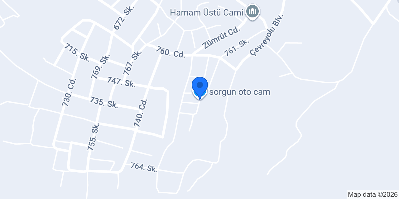 sorgun oto cam konumu