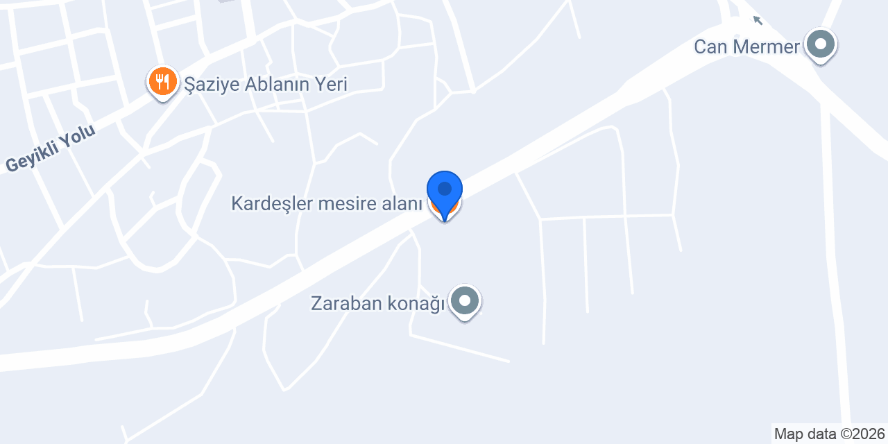 Kardeşler mesire alanı konumu