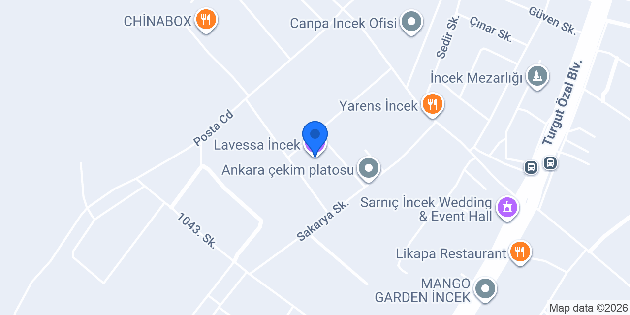 Lavessa İncek konumu