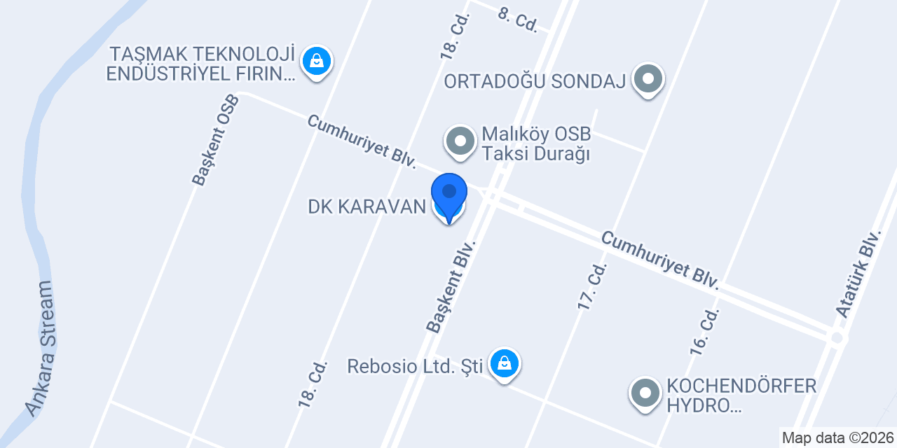 DK KARAVAN konumu