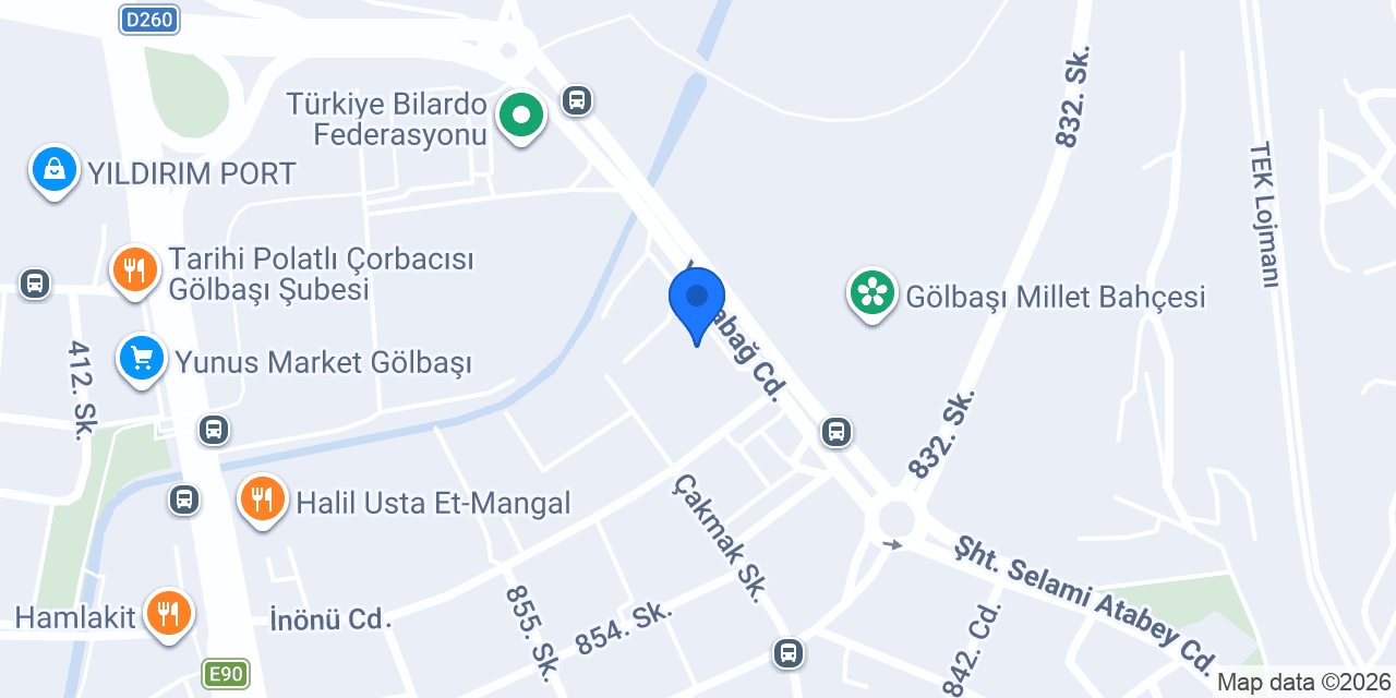 DAMAK UNLU MAMÜLLER konumu
