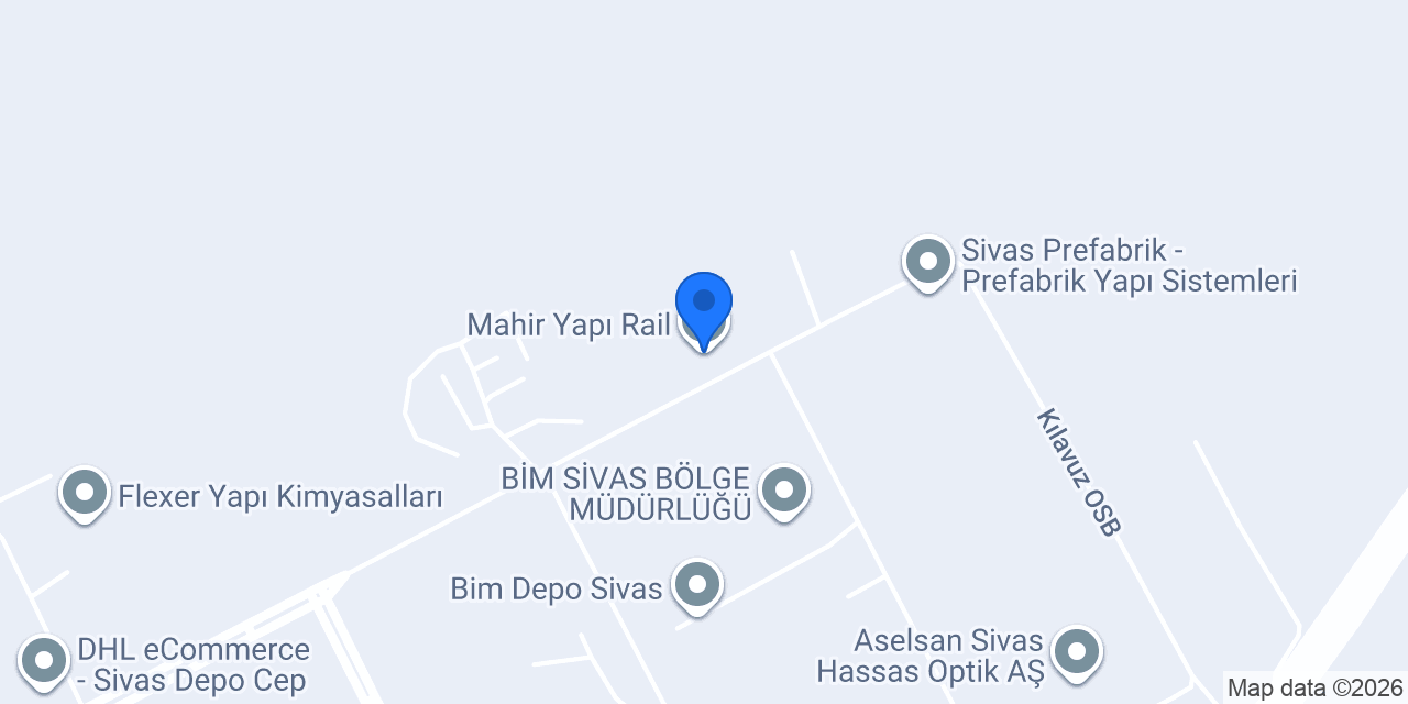 Mahir Yapı Rail konumu