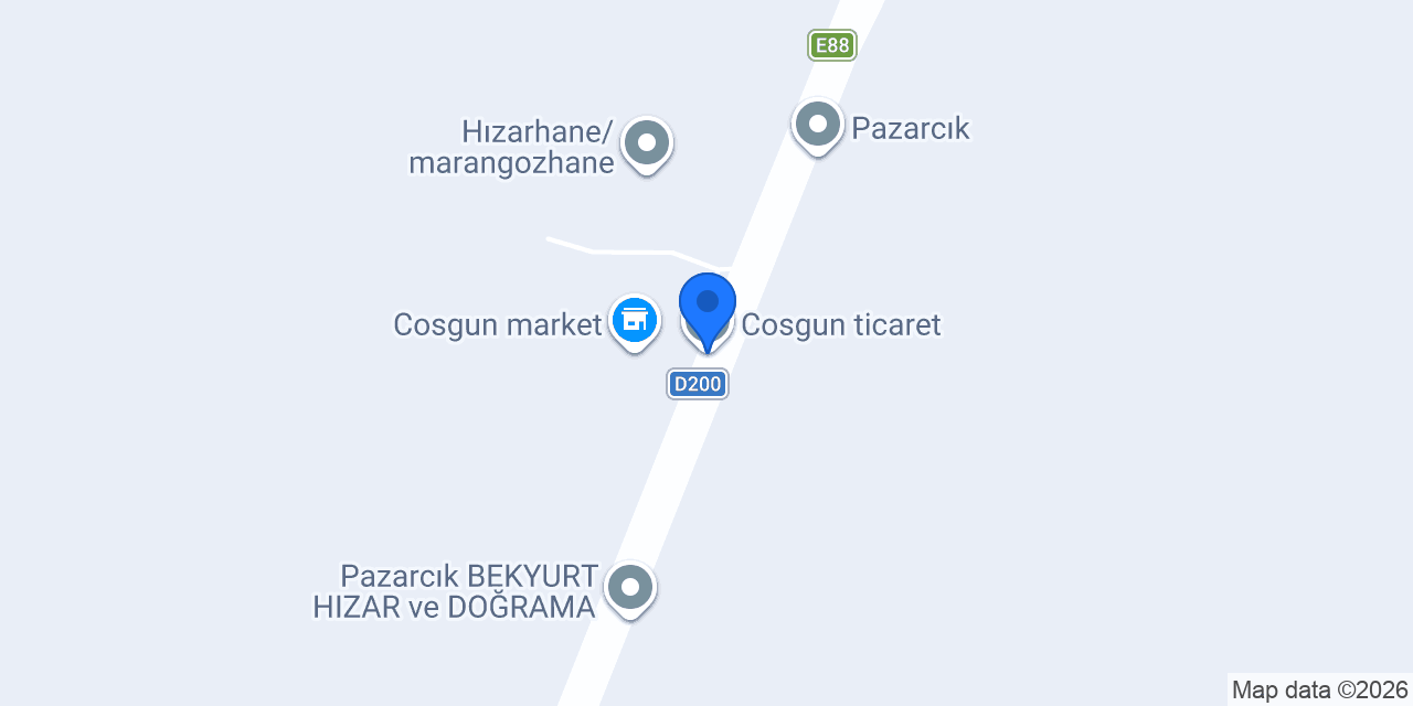 Cosgun ticaret konumu