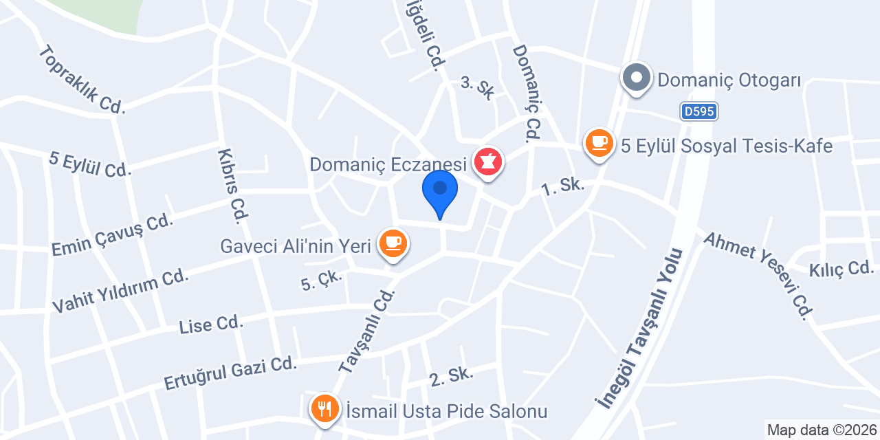 Karaca Eczanesi konumu