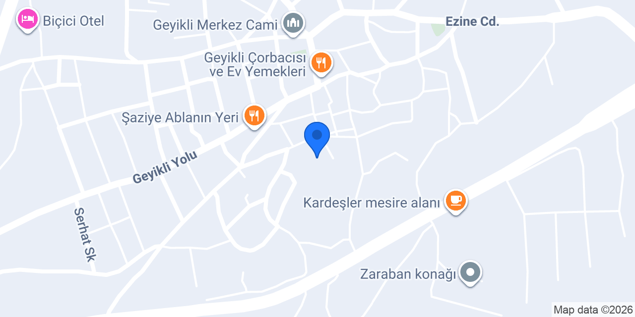 GEYİKLİ BULUT PANSİYON konumu