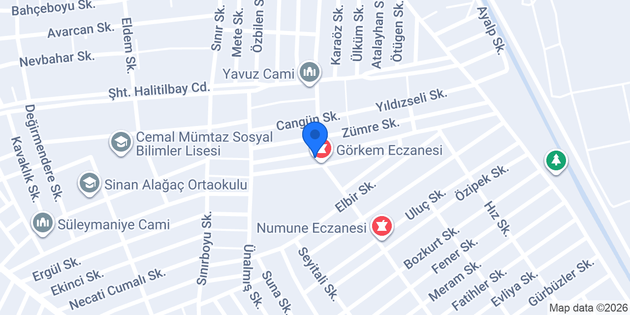 İlham Ehad Eczanesi konumu