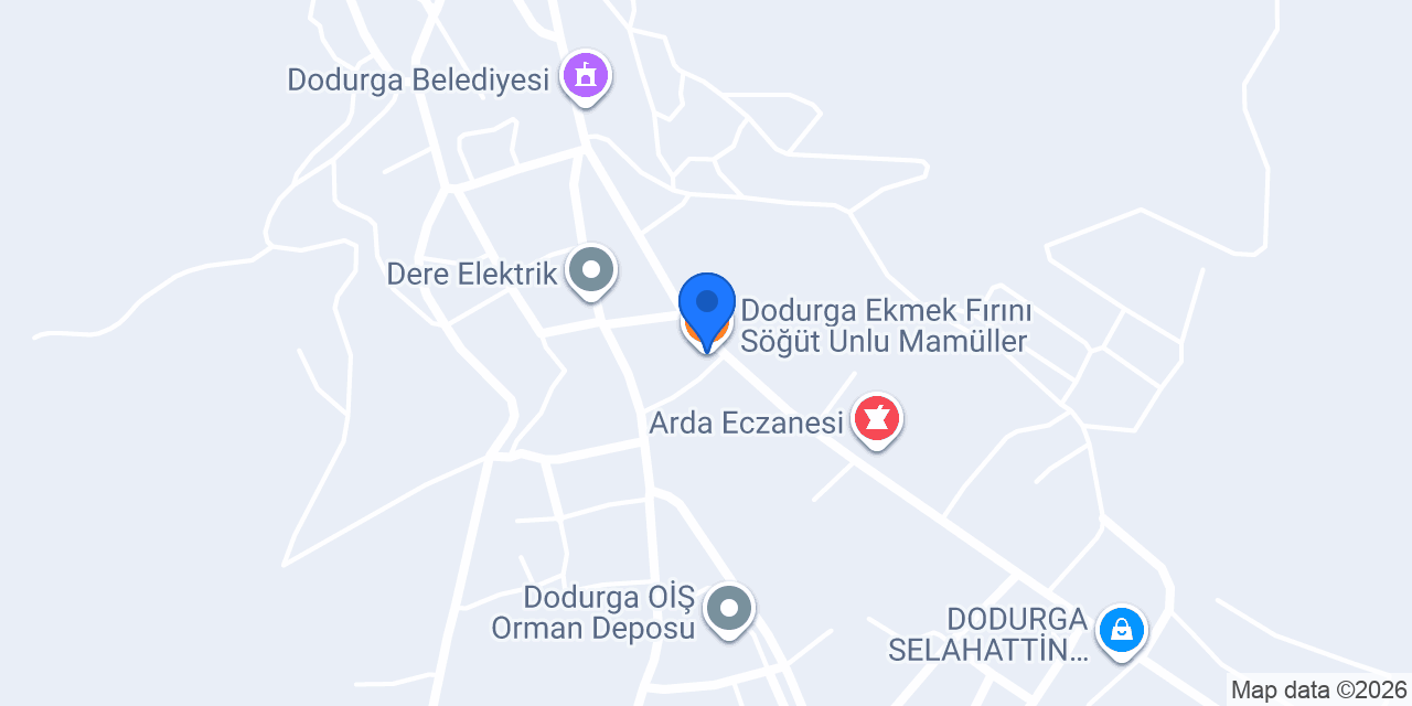 Dodurga Ekmek Fırını Söğüt Unlu Mamüller konumu