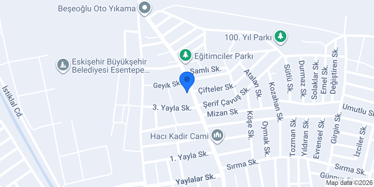 Eskişehir Boyacı - Badanacı - Eskişehir Dekor Boyacı konumu