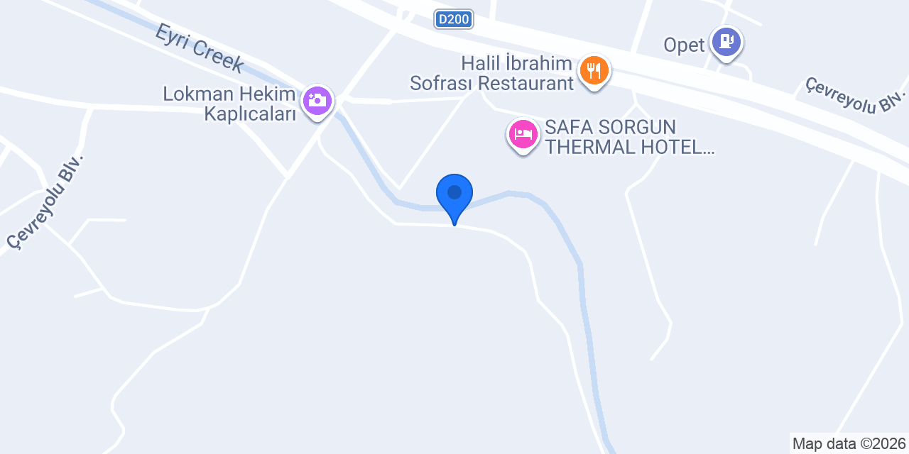 Yozgat Sorgun Sera Ercansa konumu