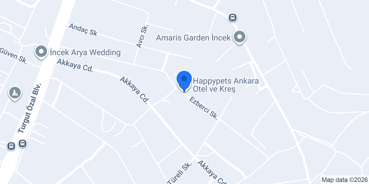Happypets Ankara Otel ve Kreş konumu