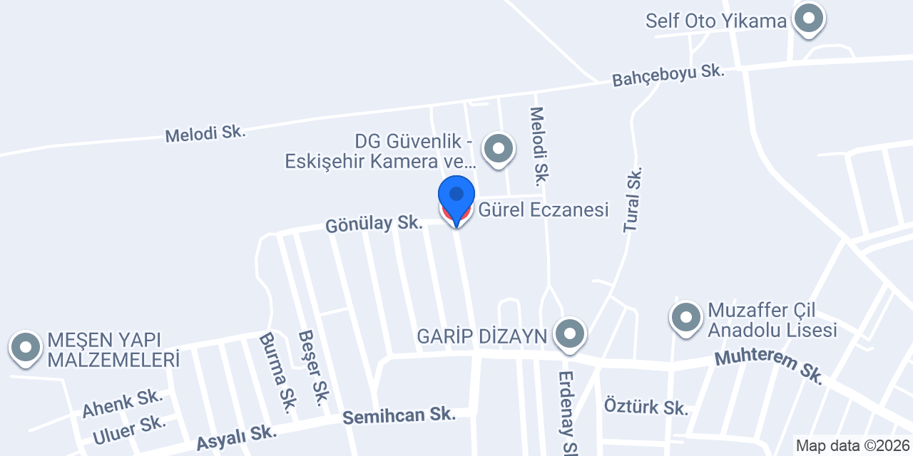 Gürel Eczanesi konumu