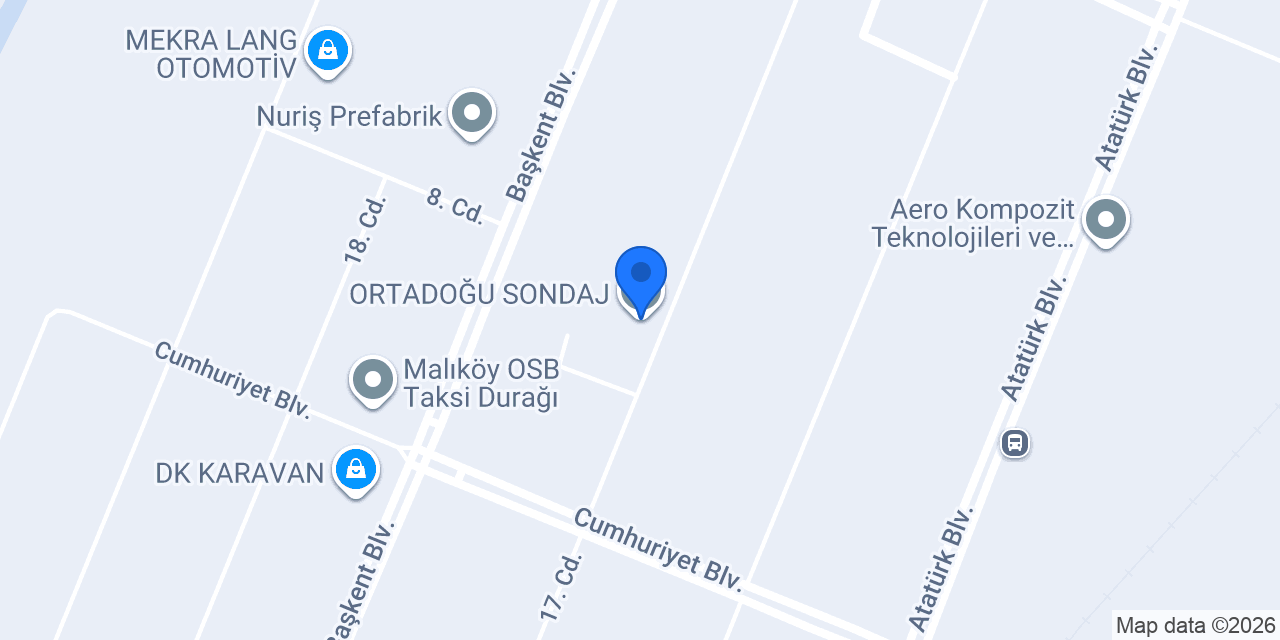 ORTADOĞU SONDAJ konumu
