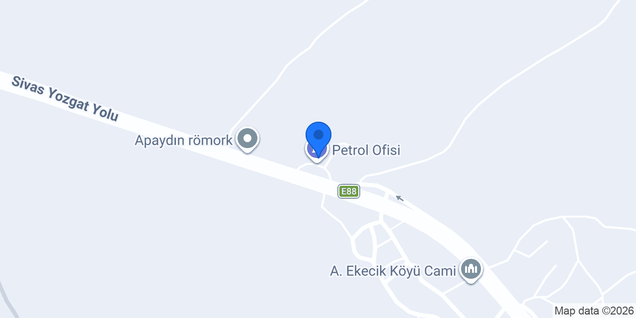 Petrol Ofisi konumu