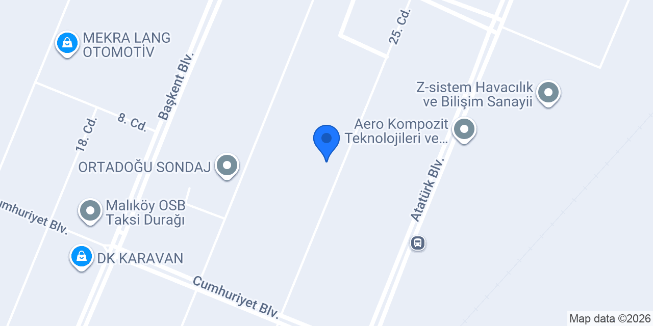 Mekser Mühendislik konumu