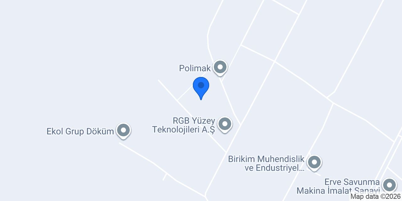 FAF Döküm Sanayi konumu