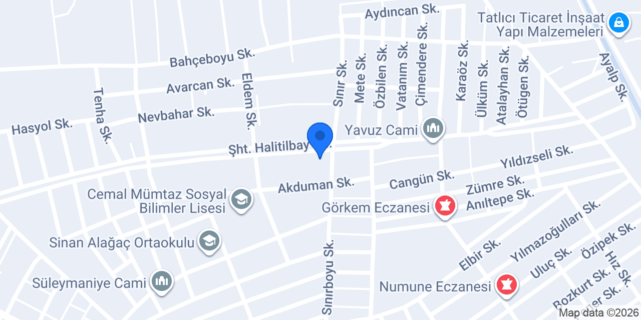 Mimesis Seramik Atölyesi konumu